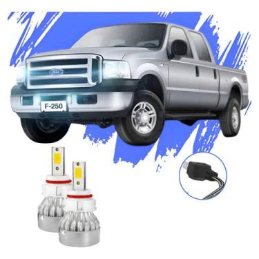 Imagem de Lâmpada Led Ford F-250 1998 - 2011 Kit H4 V10 - Efeito Xênon