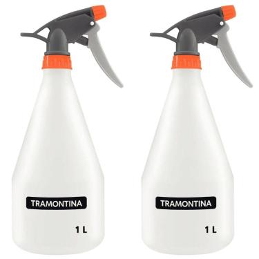 Imagem de Borrifador Pulverizador Jardinagem Manual 1 Litro Kit 02 Un
