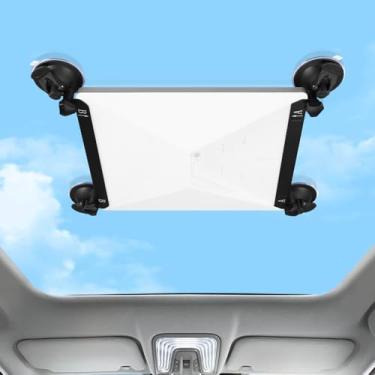 Imagem de FINPAC Mini suporte Starlink, mini acessórios Starlink com suportes de aço carbono ventosas resistentes, kit de montagem por satélite seguro para carros/trailers/barcos/viagens rodoviárias