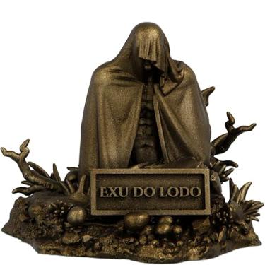 Imagem de Estátua Exu do Lodo Umbanda Candomblé (Cor Ouro Velho)