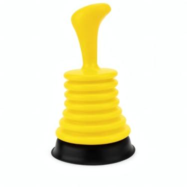 Imagem de Desentupidor de Pia Turbo com Alta Pressão e Sucção Potente com Alça Ergonômica Base Antiderrapante e Design Portátil para Limpeza Rápida de Ralos e Vasos Versão Premium