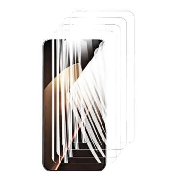 Imagem de 4 protetores de tela para Xiaomi 15T 15 T Pro, vidro temperado HD, cristal de alumínio de alta qualidade, capa antirriscos, compatível com impressão digital (HD)