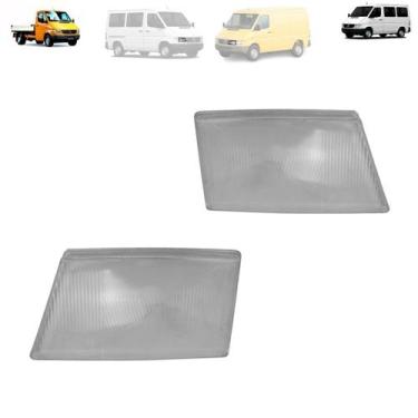 Imagem de Par lente farol sprinter 1997 a 2001 (vidro) - MOTORS VANS
