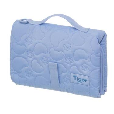Imagem de Trocador de Fralda Tigor T Tigre Little Shine Bebê Menino Cor Azul Lux