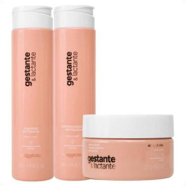 Imagem de Kit Acquaflora Gestante e Lactante Antiqueda: Shampoo, Condicionador 2