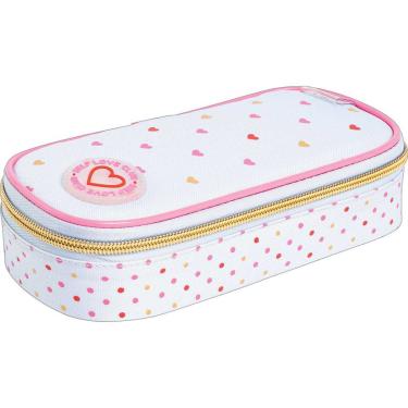 Imagem de ESTOJO MINIBOX ACADEMIE CORACAO METALIZADO AZUL TILIBRA