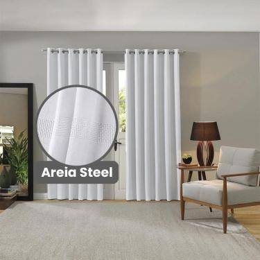 Imagem de Cortina Duplex Monte Carlo 4,2 X 2,5 - Bella Janela Branco