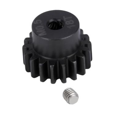 Imagem de Almencla Engrenagem de Pinhão RC em aço Endurecido, Peças de Reposição para Upgrade de Carros de Modelismo RC 1:18 E 1:24, para Projetos DIY (faça Você Mesmo), 18T
