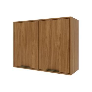 Imagem de Armário Suspenso Toronto 0,80 Multiuso Com Prateleira Para Cozinha Ou Lavanderia (Freijó)