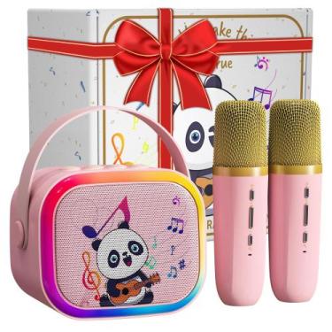 Imagem de Alto-falante Bluetooth portátil para crianças Karaoke Machine WUGIHAN 