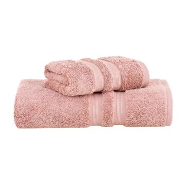 Imagem de Jogo de Toalhas Buddemeyer Algodão Egípcio Banho Rosa 2 peças