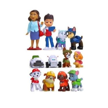 Imagem de Pack 12 Miniaturas Patrulha Canina Carros Ryder Chase - Pack Patrulha