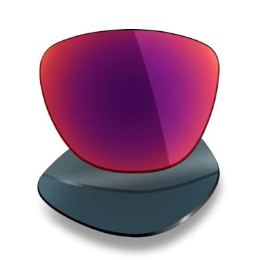 Imagem de Mryok Lentes de substituição para óculos de sol Oakley Frogskins Range XL Asian Fit OO9503A, resistente a impactos e ajuste perfeito, Midnight Sun espelhado, One Size