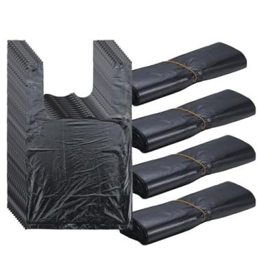 Imagem de Sacos de lixo para descarte pessoal, sacos de lixo para guardanapos sanitários femininos mini sacos pretos pacote com 400