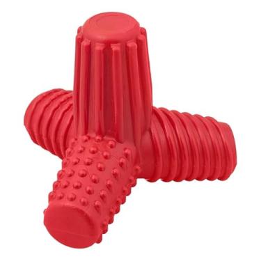 Imagem de Mordedor Para Cachorro Em Nylon Da, Super Resistente E DuráVel, Brinquedo Seguro Para CãEs(VERMELHO,M)