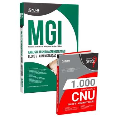 Imagem de Combo MGI - Analista Técnico Administrativo - CNU - Bloco 5 - Nova Con