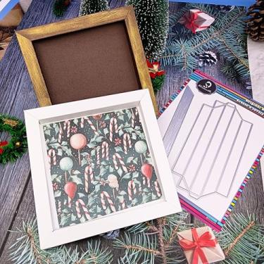 Imagem de Alinacutle 1 peça de molde de corte de metal para fazer cartões feitos à mão, álbum de recortes, presente de papel, decoração de férias, modelo feito à mão - alinacutle (caixa sombra)