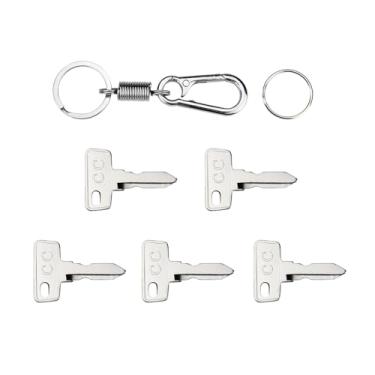 Imagem de Laofudech 5 peças de substituição de chaves de ignição de carrinho de golfe para carros de clube DS 1982-Up Precedent 2004-Up Tempo 2018-Up Modelos elétricos e a gás 1012505 compatíveis com chaves de