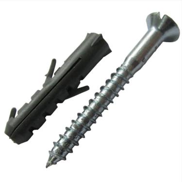 Imagem de Pa Aço Para Madeira Com Chata 5,5x50 Com Bucha - Pmb011 - Foxmix