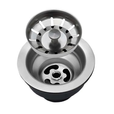 Imagem de Válvula Ghelplus Inox Para Cubas E Pias 3.½’’ Plus