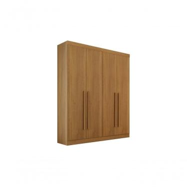 Imagem de Guarda-roupa Da Vinci Plus 4 Portas 3 Gavetas Com Pés - D' Doro Cinamomo