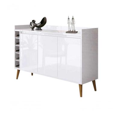 Imagem de Buffet Com Adega Estilo Branco - Moveisaqui