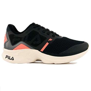 Imagem de Fila, Racer Move, Tênis, Feminino, Preto/Salmão/Grafite, 34