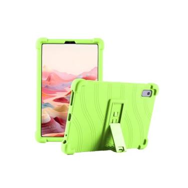 Imagem de Fannayipin Capa para Lenovo Tab M9 com suporte, capa para tablet Lenovo M9, capa protetora resistente à prova de choque para Lenovo Tablet 9,0 polegadas Tab M9 (TB-310FU) versão 2023 (verde)