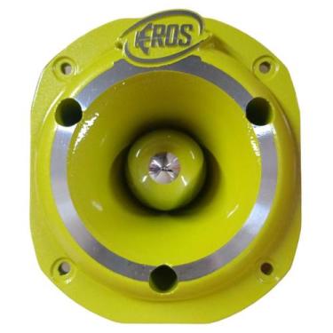 Imagem de Super Tweeter Eros ETA 44 Trio 150W RMS 8 Ohms Amarelo Tuite Twiter Tu