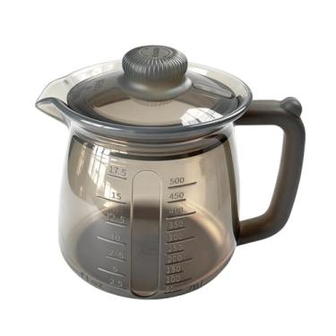 Imagem de SiaBiced Bule de silicone para chá, café, cafeteira, chaleira e jarra de água para chá a granel e mel, Cinza