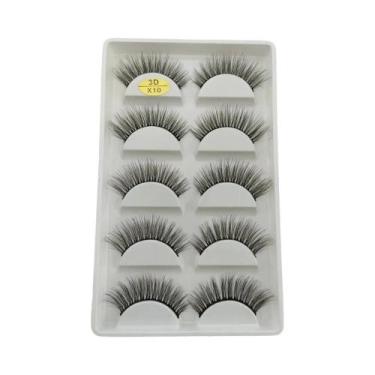 Imagem de Cílios Postiços Fluffy 3D De Mink, 5 Pares, Volume Natural, Cílios Lev