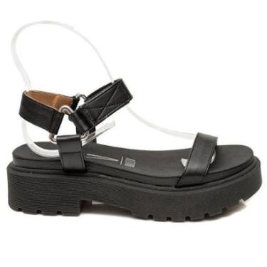 Imagem de Sandália Papete Feminina Vizzano Flatform Tratorada 6499.100 Bege 40-Feminino