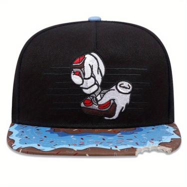 Imagem de Boné de beisebol Caylers Sons Anime Snapback, algodão preto