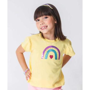 Imagem de Blusa Infantil Paetês e Brinde Marisa Tam 4 a 10 Amare-78098, 10, Amar