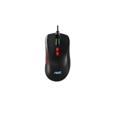Imagem de Mouse Gamer com Fio 7200 DPI, 7 Botões Programáveis, RGB, Preto, 1.8m Cabo, Modelo GM180
