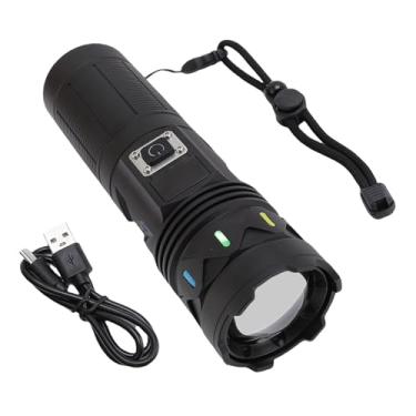 Imagem de RiToEasysports Lanterna LED Recarregável, Luz de Flash Super Brilhante de 10000LM Com Brilho Ajustável Bateria de 10200mAh Tipo C Carregamento para Emergência de Acampamento Ao Ar Livre