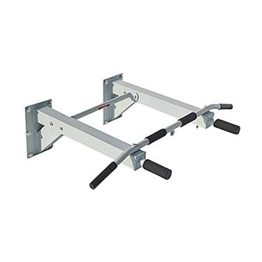 Imagem de Barra de puxar para cima com suporte de 600 kg barra horizontal de parede queixo para cima exercícios braços peito músculos casa academia bar