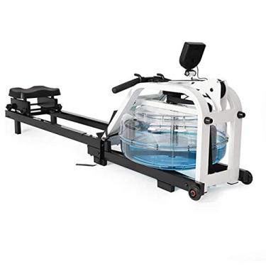Imagem de Máquina de remo de água, banco de remo de treinamento suave de 15 L, máquina de remo resistente à água, remo interno, esportes, aço, aeróbico, exercício, equipamento de fitness