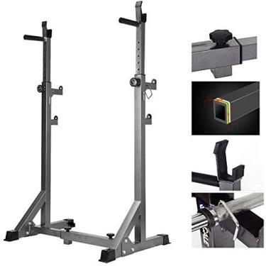 Imagem de LMJYU Equipamento de exercício, banco de ginástica, banco de exercício, suporte de agachamento esportivo e fitness, para treinamento de força, estação de exercícios físicos