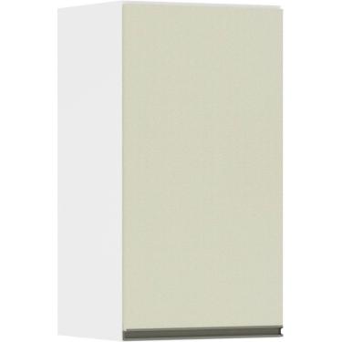 Imagem de Armário Perola 40cm 1 Porta Luciane Branco Polar C/Kashmir