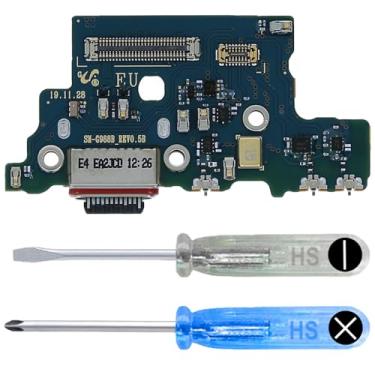Imagem de Conector de base Mmobiel Power Socket Jack Flex Kabel compatível com Samsung Galaxy S20 Ultra SM G988 6,9 polegadas 2020 USB Tipo C 3.0 Fast Qi 15W