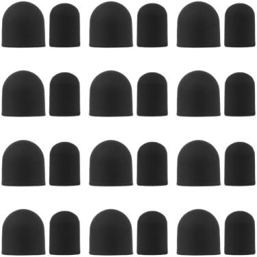 Imagem de CRASPIRE 30 peças de pontas de borracha de 2 tamanhos para canetas stylus pontas de substituição macias sem arranhões sensibilidade precisão 0,5 cm 0,7 cm preto extremidades universais telefone tela