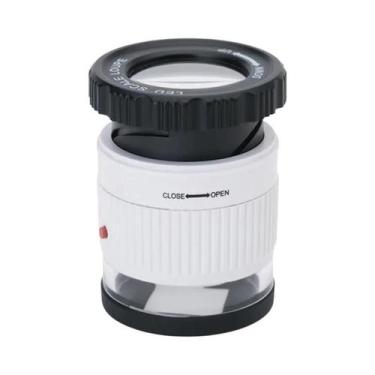 Imagem de Lupa Ajustável 30X Dobrável Para Joias, Placas De Circuito E Moedas - 