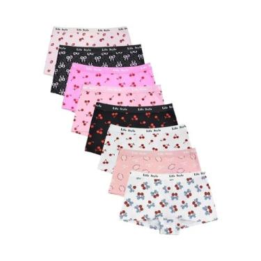 Imagem de Cueca Boxer Feminina Confortável E Respirável Com Estampa De Frutas E 