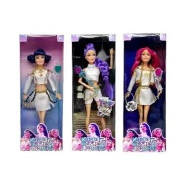 Imagem de Boneca De Vinil De 30CM Anime K-Pop Demon Hunters Rumi Mira Zoey Prese