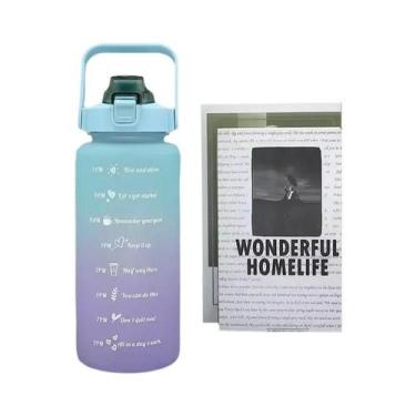 Imagem de Garrafa De Água Motivacional À Prova De Vazamentos 300ml 750ml 2L Para