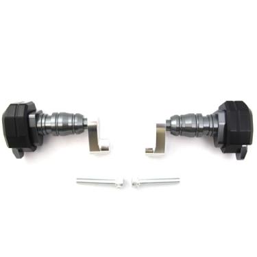 Imagem de Arashi No Cut Motor Frame Sliders Crash Pads Protector para Yamaha YZF R3 R25 2014-2016, acessórios de motocicleta cinza