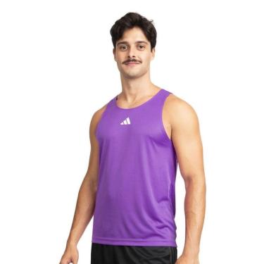 Imagem de Regata Adidas Treino Básica Masculina - Roxo 2GG-Masculino