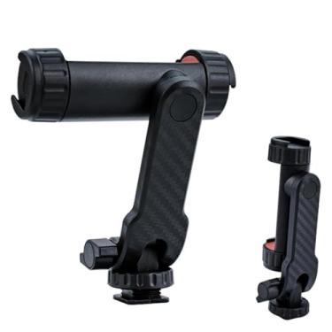 Imagem de 1 suporte para smartphone/adaptador de montagem de tripé vertical/horizontal com clipe giratório e ajustável, adequado para smartphones, bastões de selfie e suportes de câmera.