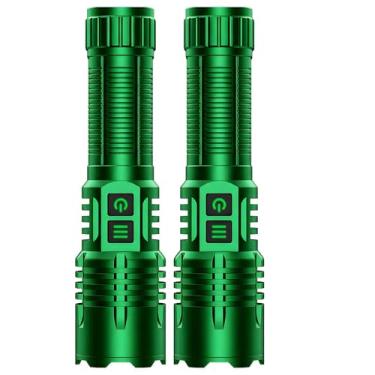 Imagem de Lanternas de luz negra para detecção de urina de animais de estimação, luz negra UV e lanterna de alto lúmens, recarregável, à prova d'água, lanterna tática de LED UV para cura de resina, escorpião